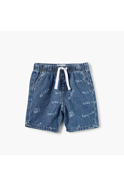 Juniors شورت جينز بقصة عادية للأولاد