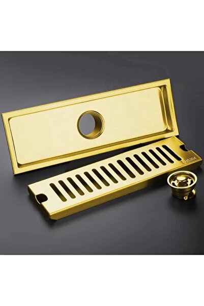 Trendy's Sifon pardoseala TRENDY’S, bronz antichizat, 40 X 10cm, iesiere pe 40 mm, antimiros