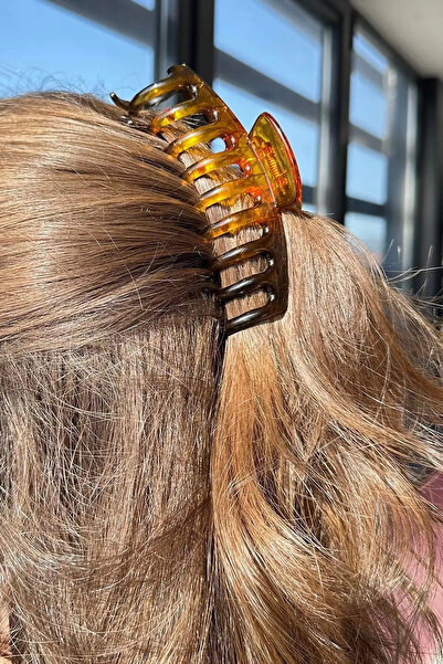 Vitastyle مشبك معدني بني اللون 11 سم