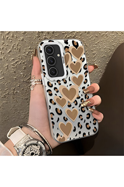 Hontinga حافظة متوافقة مع هاتف سامسونج جالاكسي S24 بلس بنمط باردوس، حافظة هات...