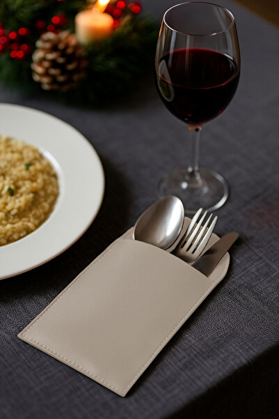 Morika Hotel & Home Textile Σετ θήκης για κουτάλια Οβάλ σχέδιο από συνθετικό ...