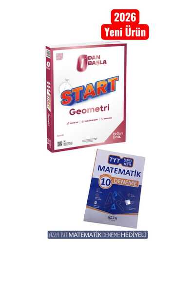 Üç Dört Beş Yayıncılık 0 Dan Başla Start Geometri Soru Bankası 2026