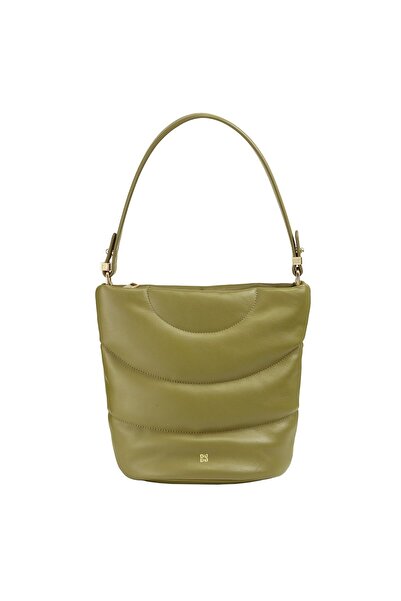 DUDU Barbara Schultertasche Leder 21,5 cm