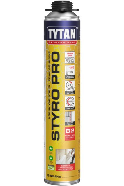 TYTAN Styro Pro Tabancalı Mantolama Köpüğü 750ML