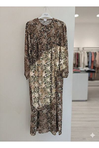 fariza tekstil Viscose Fabric Hijab Dress with Drawstring