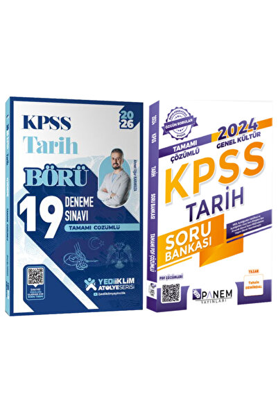 Yediiklim Yayınları Ahmet Uğur Karakuza|2026 KPSS Börü Tarih Tamamı Çözümlü 1...