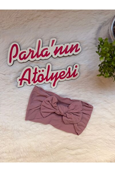 SOFT Гнучка тканинна пов'язка на голову з вузлом для дівчинки та немовляти, б...