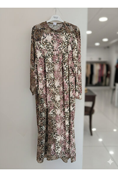 fariza tekstil Viscose Fabric Hijab Dress with Drawstring