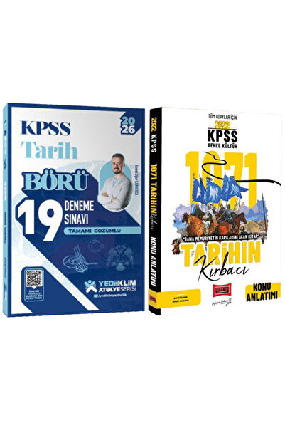 Yediiklim Yayınları Ahmet Uğur Karakuza|2026 KPSS Börü Tarih Tamamı Çözümlü D...