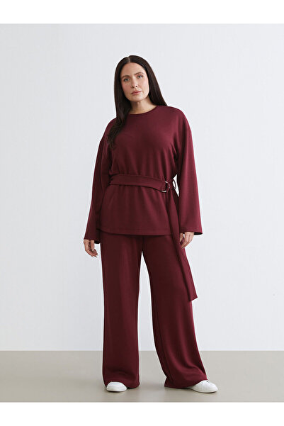 LC Waikiki Vizyon New Season Plus Size Women's Sweatpants with Elastic Waist