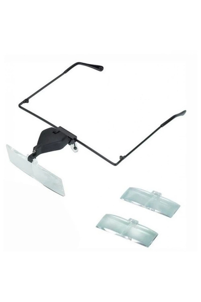 byhodi Glasses Model 1.5x,2.5x,3.5x 3 Pieces Lens Glasses Magnifier