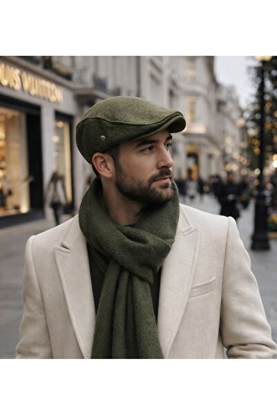 Melik şapka Kışlık yünlü London spor kasket erkek şapka