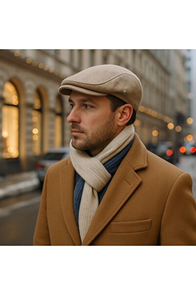 Melik şapka Kışlık yünlü London spor kasket erkek şapka