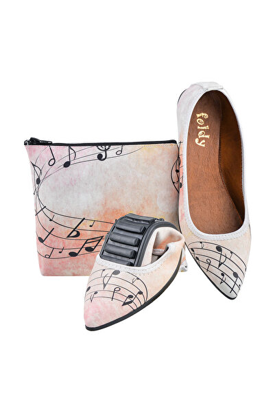 Foldy Balerini pliabili colorați pentru femei