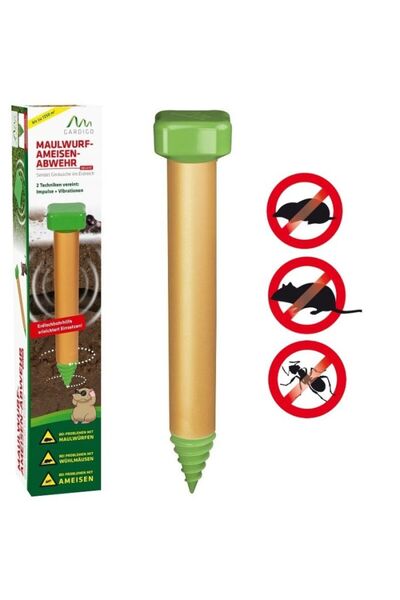 Gardigo Aparat de Mare Putere, Anti Cartite, Serpi, Furnici, 1250 mp, Dubla Putere Sunet si Vibratii