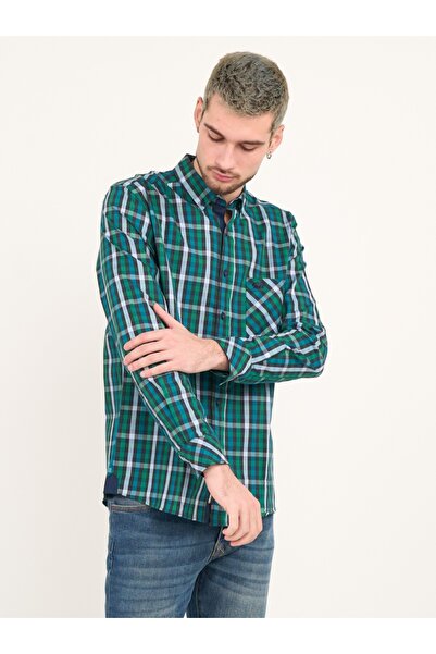 Timeout Camasa barbat cu maneca lunga si carouri
