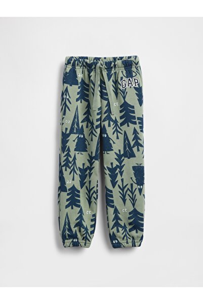 GAP Erkek Bebek Yeşil Relaxed Logo Pull-On Jogger Eşofman Altı