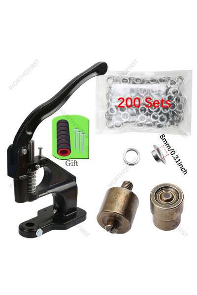 Choice HPTZ-HE-QY8mm Stainless Steel Eyelets Grommet with Multifunctional Han...