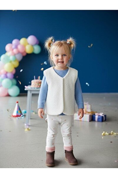 Zekids Плюшена жилетка за момиче