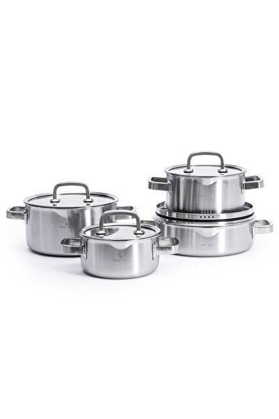 Maxx Doria Steel Forge 8 Piece Cookware Set Pa3028