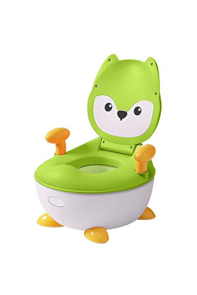LITTLE ANGEL - كرسي مقعد مرحاض للأطفال بمقبض وغطاء