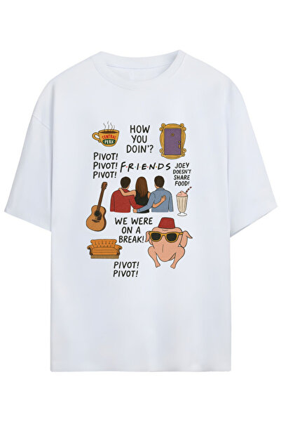 Pandorica's Tricou unisex din bumbac Friends Design
