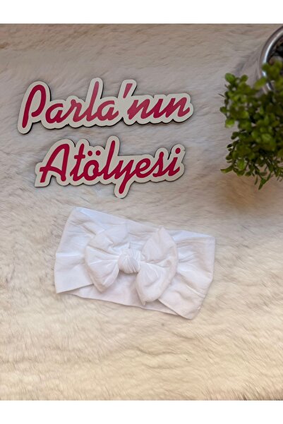 SOFT Гнучка тканинна пов'язка на голову з вузлом для дівчинки та немовляти, б...