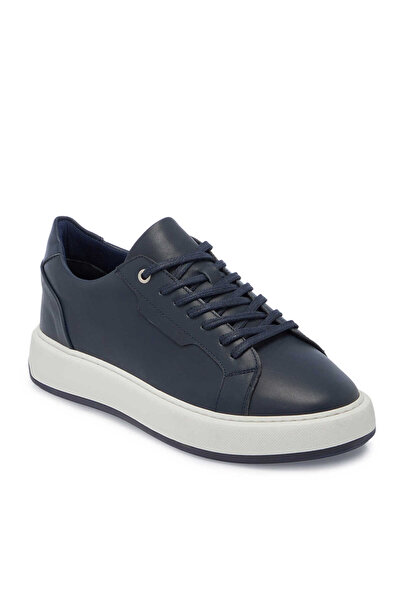 Tergan Lacivert Hakiki Deri Erkek Sneaker - E25S1AY57537-A31