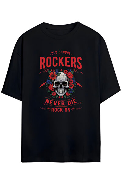 Pandorica's Μπλουζάκι από βαμβάκι Unisex με σχέδιο Rock