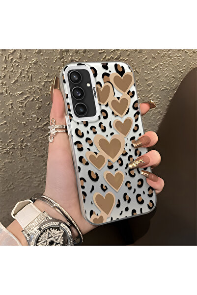 Hontinga حافظة متوافقة مع هاتف سامسونج جالاكسي S23 Fe بنمط باردوس، حافظة هاتف...