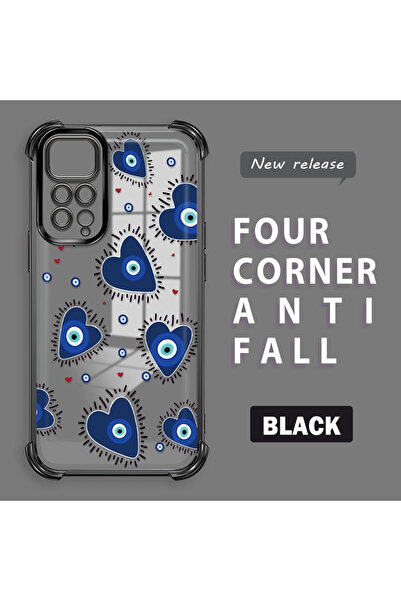 ucuc حافظة حماية من السيليكون الشفاف المتوافقة مع هاتف Xiaomi Redmi Note 11 ب...