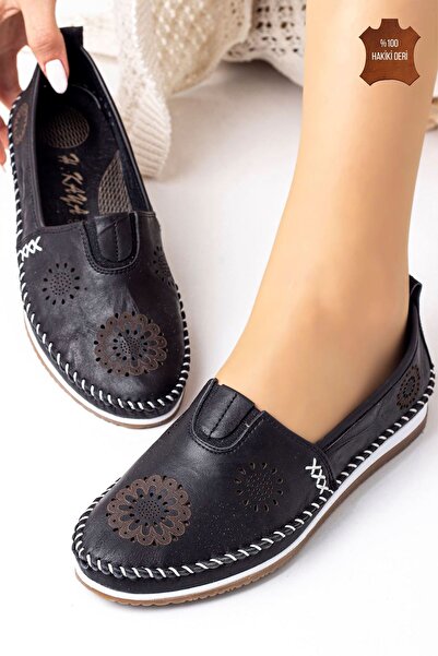 MY DERİ لويد (100%) جلد طبيعي مريح للنساء باليه