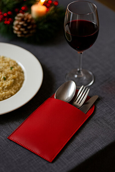 Morika Hotel & Home Textile Σετ θήκης για κουτάλια Οβάλ σχέδιο από συνθετικό ...