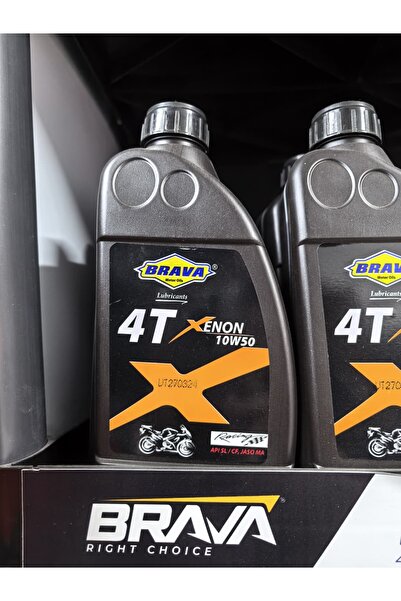 Brava Xenon 10W50 4T Motorsiklet Yağı 1Lt