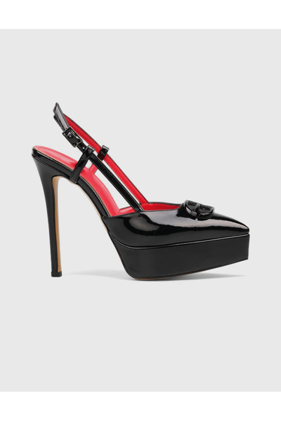 Giydim Gidiyor Vola Πλατφόρμα με τακούνι Ειδικού Σχεδιασμού Στιλέτο Μαύρο