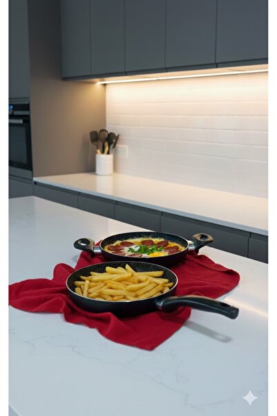 VENETTO 2'li granit tava seti (20 cm sahan + 20 cm tava)