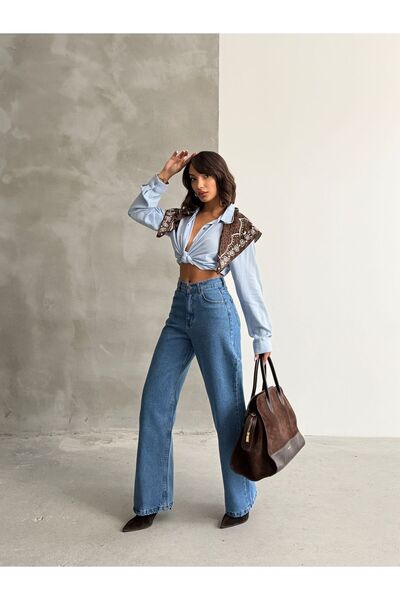 blue wings denım co. Full-Fit High Waist Loose Leg