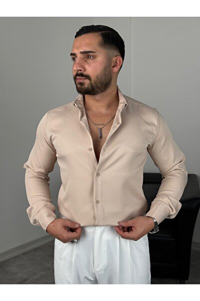 BE TOR LİKRALI DABIL KUMAŞ GÖMLEK