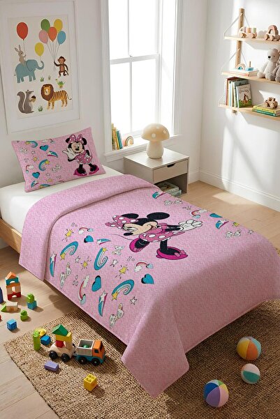 Dolce Mariee طقم غطاء سرير للأطفال من قماش ميكي المخملي (قطعتين) TKY0025