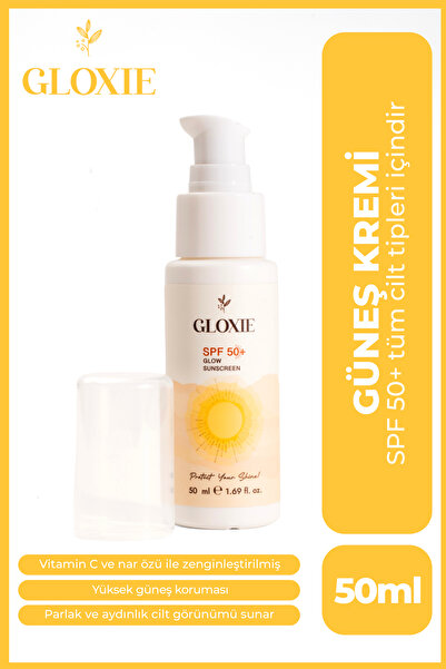 Gloxie SPF 50+ Aydınlatıcı & Nemlendirici Güneş Krem 50 ml