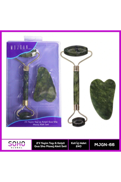 byhodi 2 قطعة من حجر اليشم في علبة