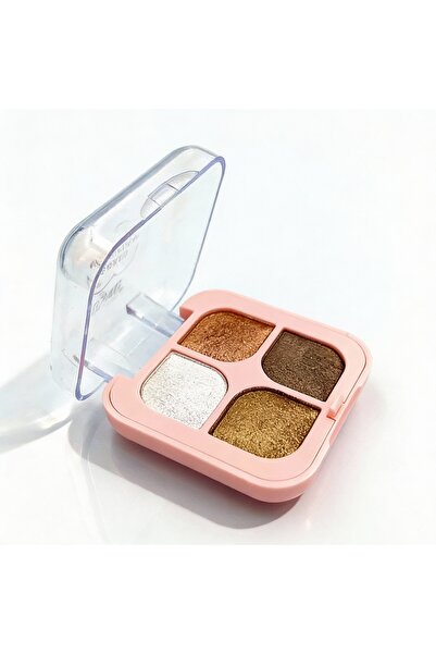 Belora Mini pearlescent makeup palette, USHAS, 4 shades