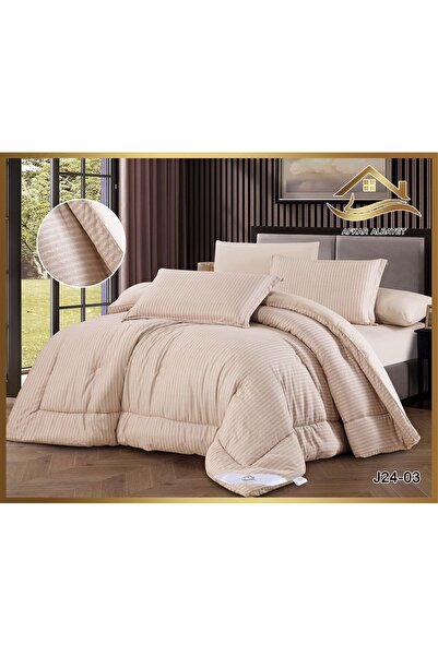 Afkar Albayet Patterned Summer Bedspread Single-and-a-Half 4-Piece High Quality