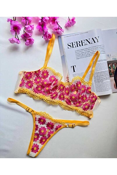 ZARVIA PAPATYA DETAYLI DANTEL TAKIM