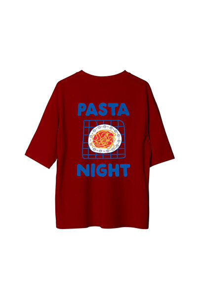 CANDLEMASTORE Pasta Night - Oversized T-Shirt