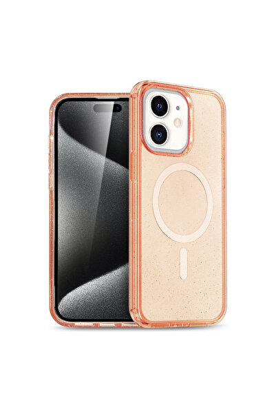 NewFace غطاء حماية لهاتف آيفون 12 ستار ماجسيف - برتقالي