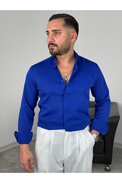BE TOR LİKRALI DABIL KUMAŞ GÖMLEK