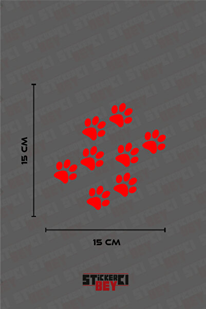 STİCKERCI BEY KEDİ PATİSİ MOTORSİKLET LAPTOP KASK ARABA STİCKER KAPLAMA ETİKE...