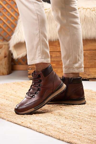 Voyager Taba Arizona Genuine Leather Men's Boots