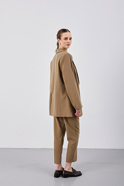 HG DESIGN Blazer Yaka Poliviskon Ceket